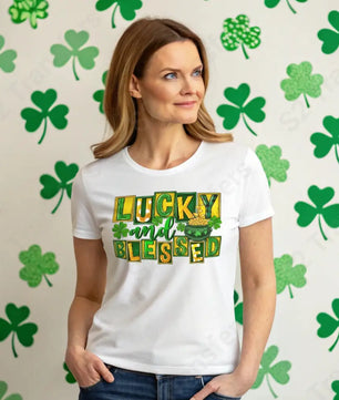 Lucky And Blessed - DTF Transfer DTF Transfer