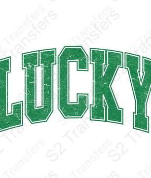 Lucky Distressed Green