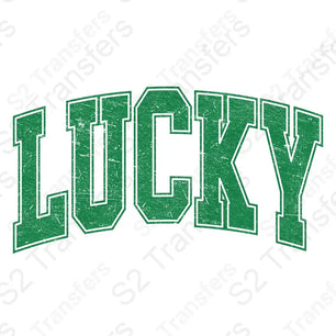 Lucky Distressed Green