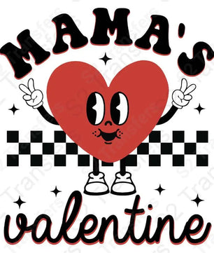 Mama's Valentine Retro Heart