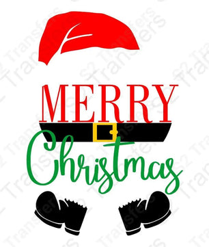 MERRY CHRISTMAS SANTA green