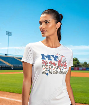 My Heart Is On That Field Baseball - DTF Transfer DTF Transfer