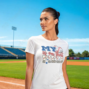 My Heart Is On That Field Baseball - DTF Transfer DTF Transfer