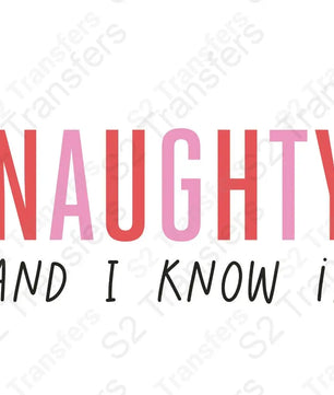 Naughty And I Know It