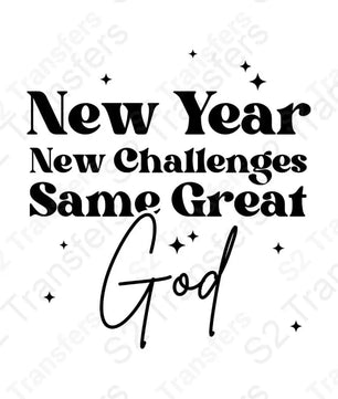 New Year Same Great God Black