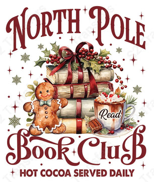 North Pole Book Club - DTF Transfer DTF Transfer