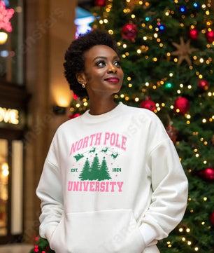 North Pole University Christmas - DTF Transfer DTF Transfer