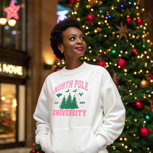 North Pole University Christmas - DTF Transfer DTF Transfer