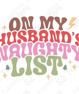 On My Husband's Naughty List