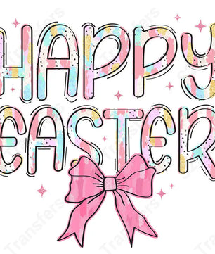 Pastel Happy Easter - DTF Transfer DTF Transfer