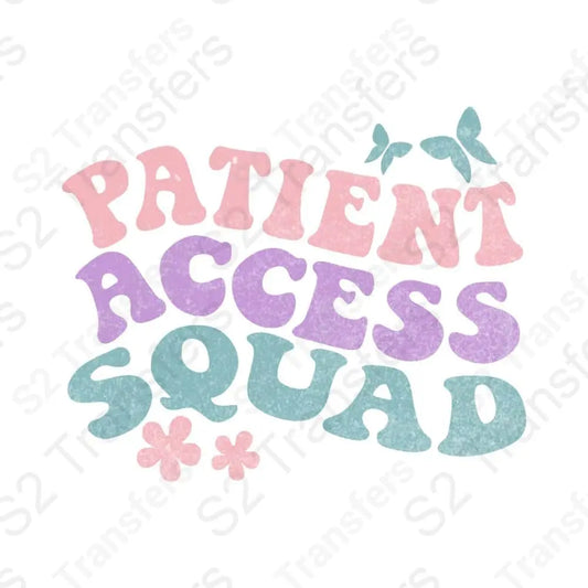 Patient Access Squad Water Color Distressed