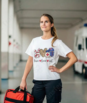 Peace Love EMT - DTF Transfer DTF Transfer