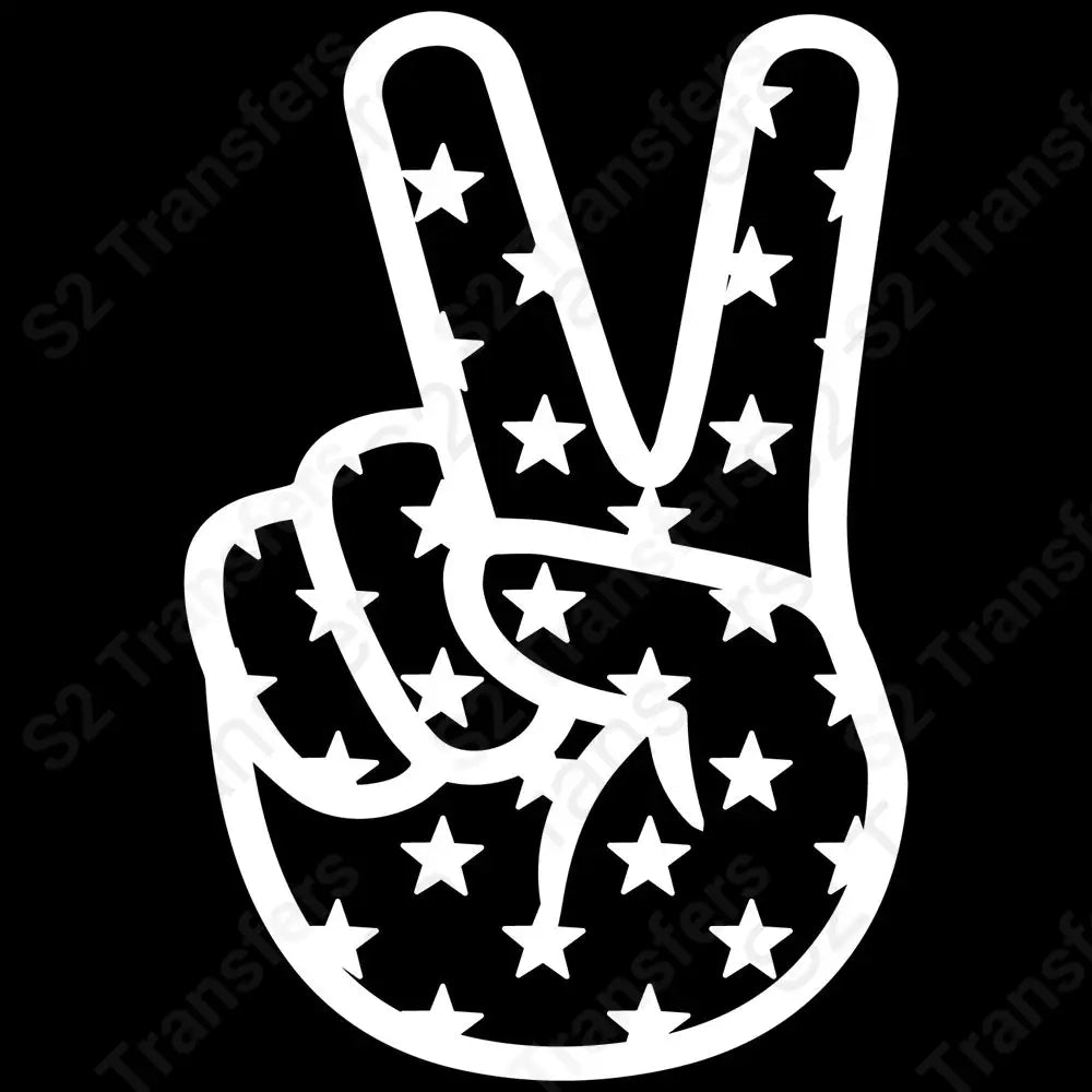 Peace Sign White Color
