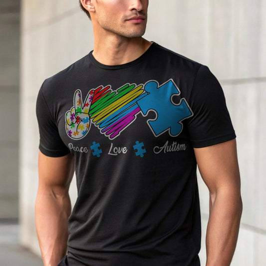 Peace Love Autism - DTF Transfer