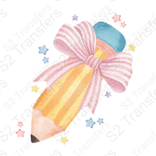 Pencil With Pink Bow