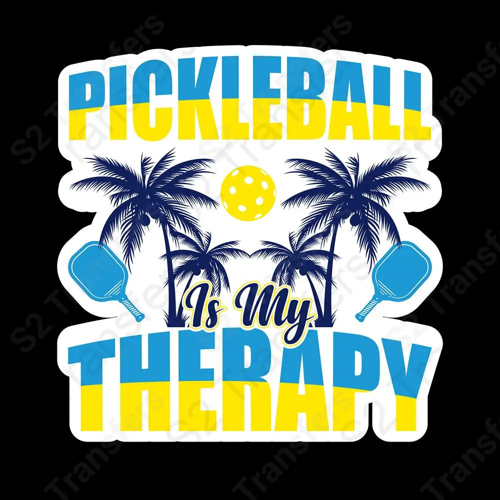 Pickleball Is My Therapy White