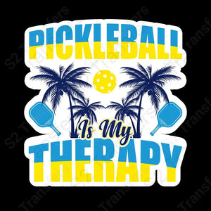 Pickleball Is My Therapy White