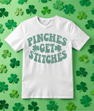 Pinches Get Stitches Solid Green - DTF Transfer DTF Transfer