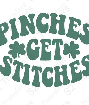 Pinches Get Stitches Solid Green