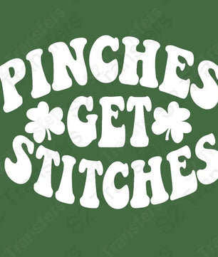 Pinches Get Stitches Solid White