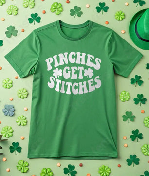 Pinches Get Stitches Solid White - DTF Transfer DTF Transfer