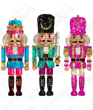 Preppy Nutcracker Faux Sequins