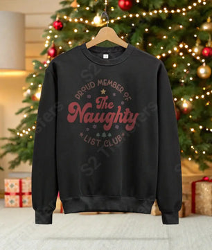 Proud Member Of The Naughty List Club - DTF Transfer DTF Transfer