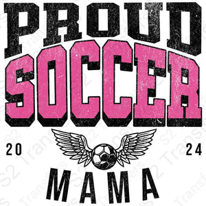 Proud Soccer Mama Pink
