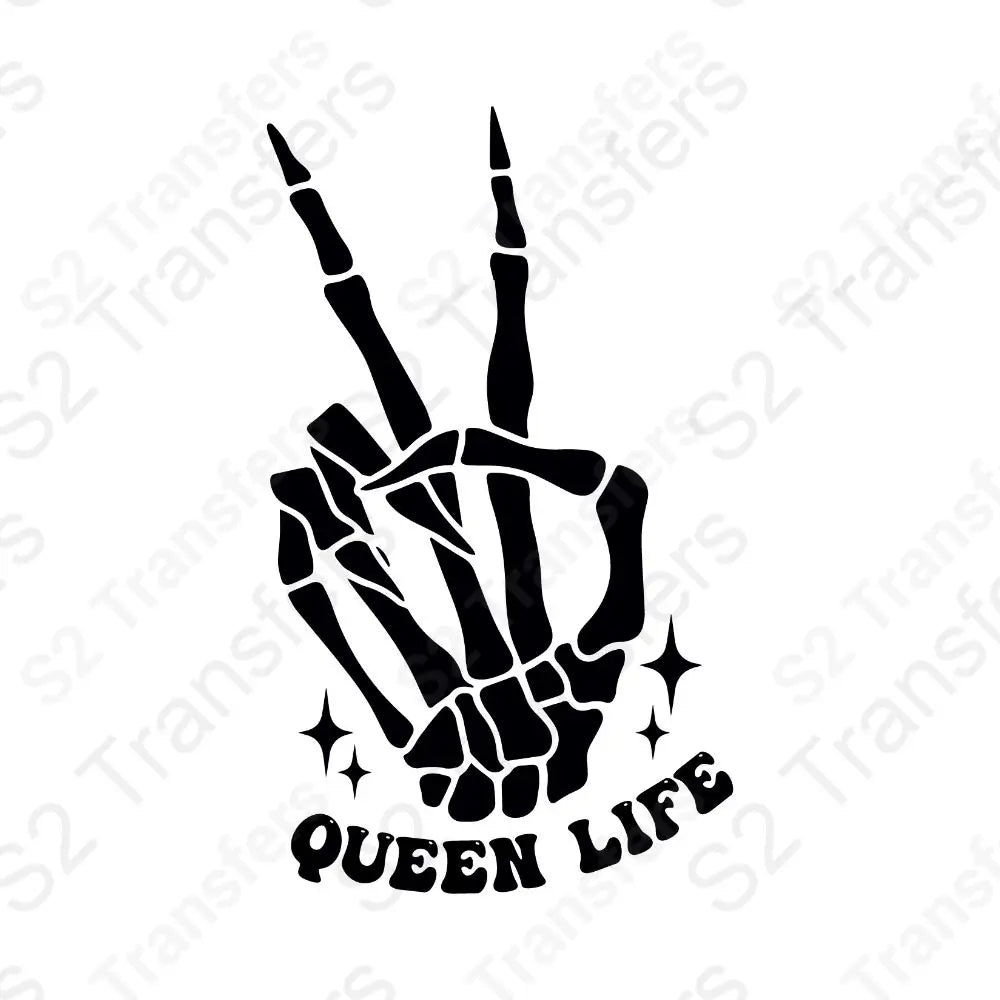 Queen Life Skeleton Hands