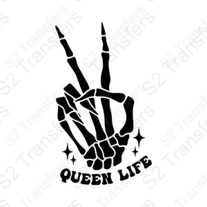 Queen Life Skeleton Hands