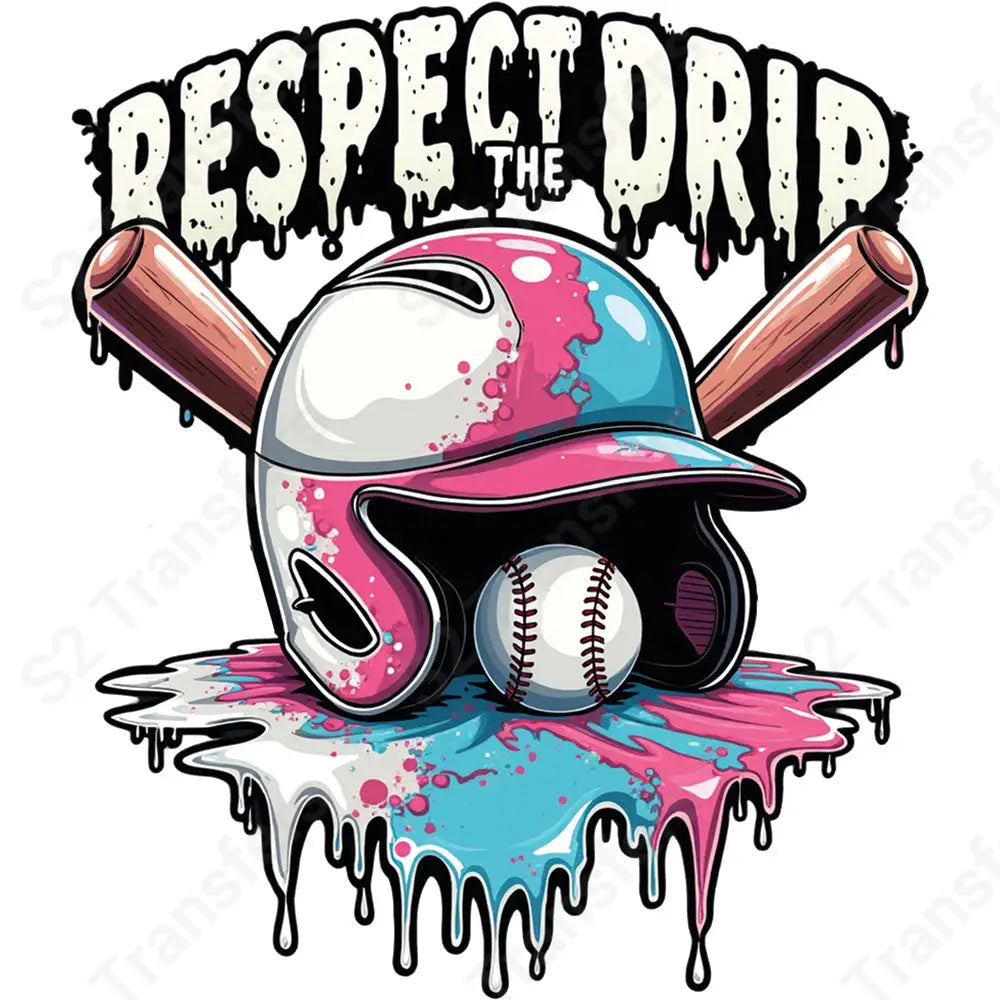 Respect The Drip Helmet - DTF Transfer DTF Transfer