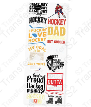 Hockey Premade Gangsheet