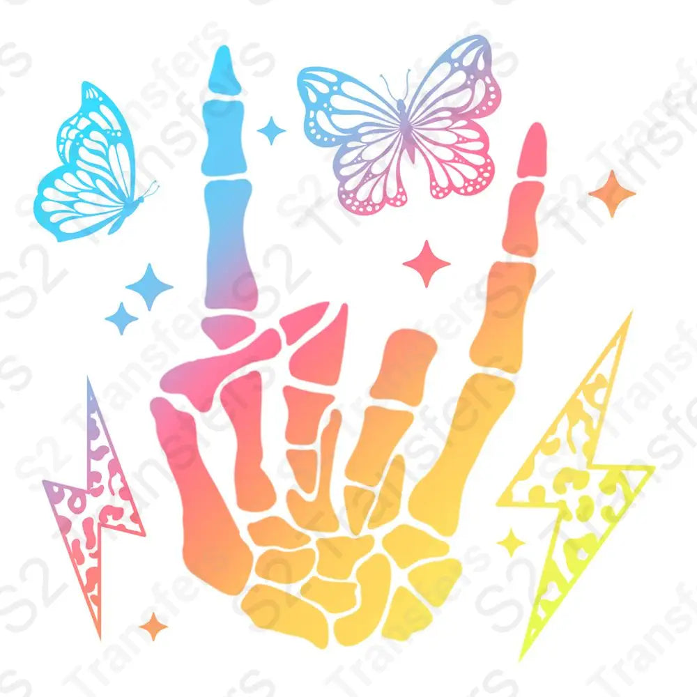 Rock Sign Butterfly