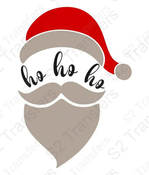 Santa Face Ho Ho Ho