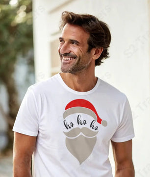 Santa Face Ho Ho Ho DTF Transfer