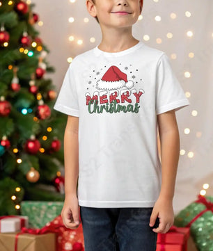 Santa Hat Merry Christmas - DTF Transfer DTF Transfer