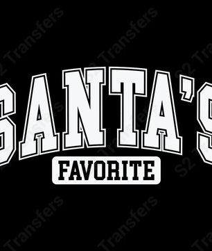 Santa’s Favorite White - DTF Transfer DTF Transfer