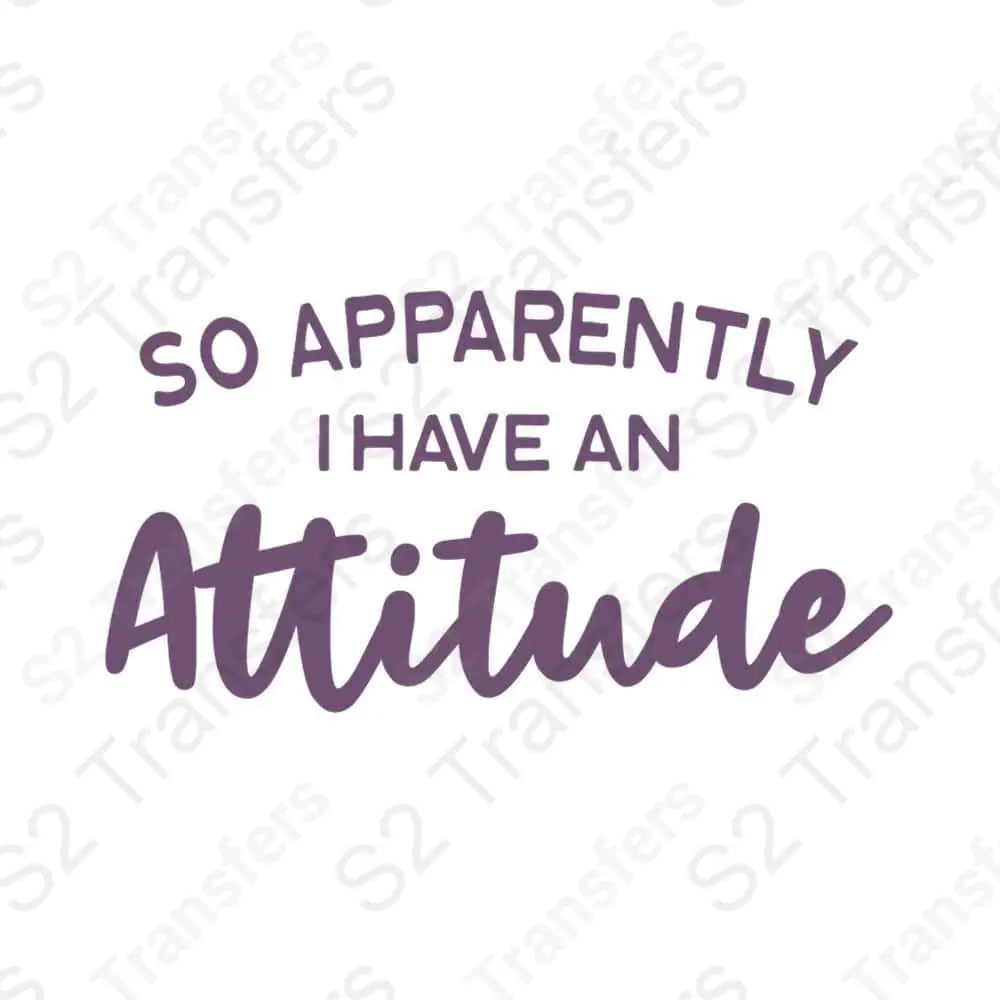 So Apparently I Have An Attitude