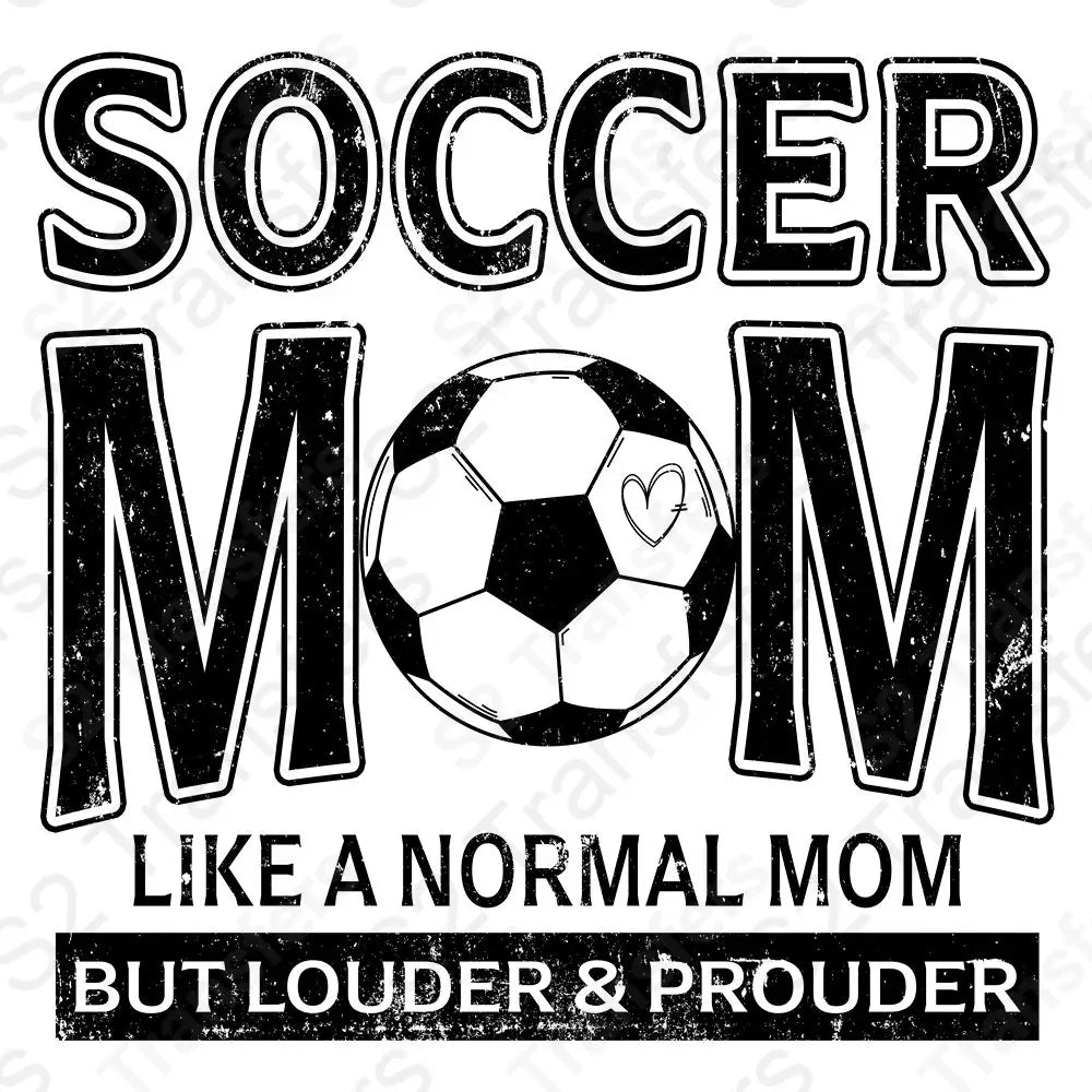Soccer Mom Like A Normal Mom But Louder Distressed