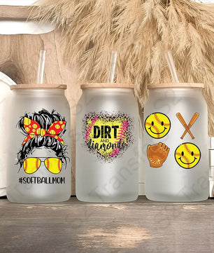 Softball UV DTF Sticker Sheet UV DTF Sticker Sheet