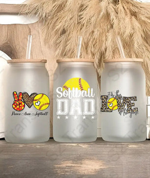 Softball UV DTF Sticker Sheet UV DTF Sticker Sheet