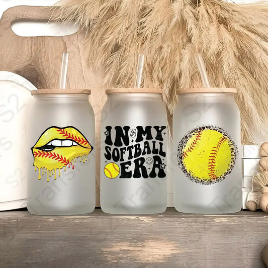 Softball UV DTF Sticker Sheet UV DTF Sticker Sheet