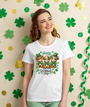 St.Patrick’s Day Highland Cows - DTF Transfer DTF Transfer