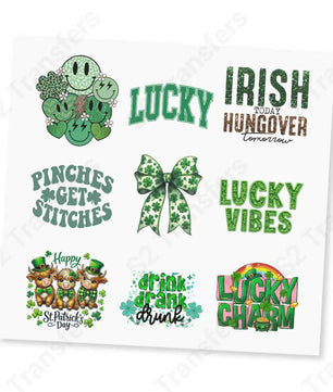 St.Patrick’s Day UV DTF Sticker Sheet UV DTF Sticker Sheet