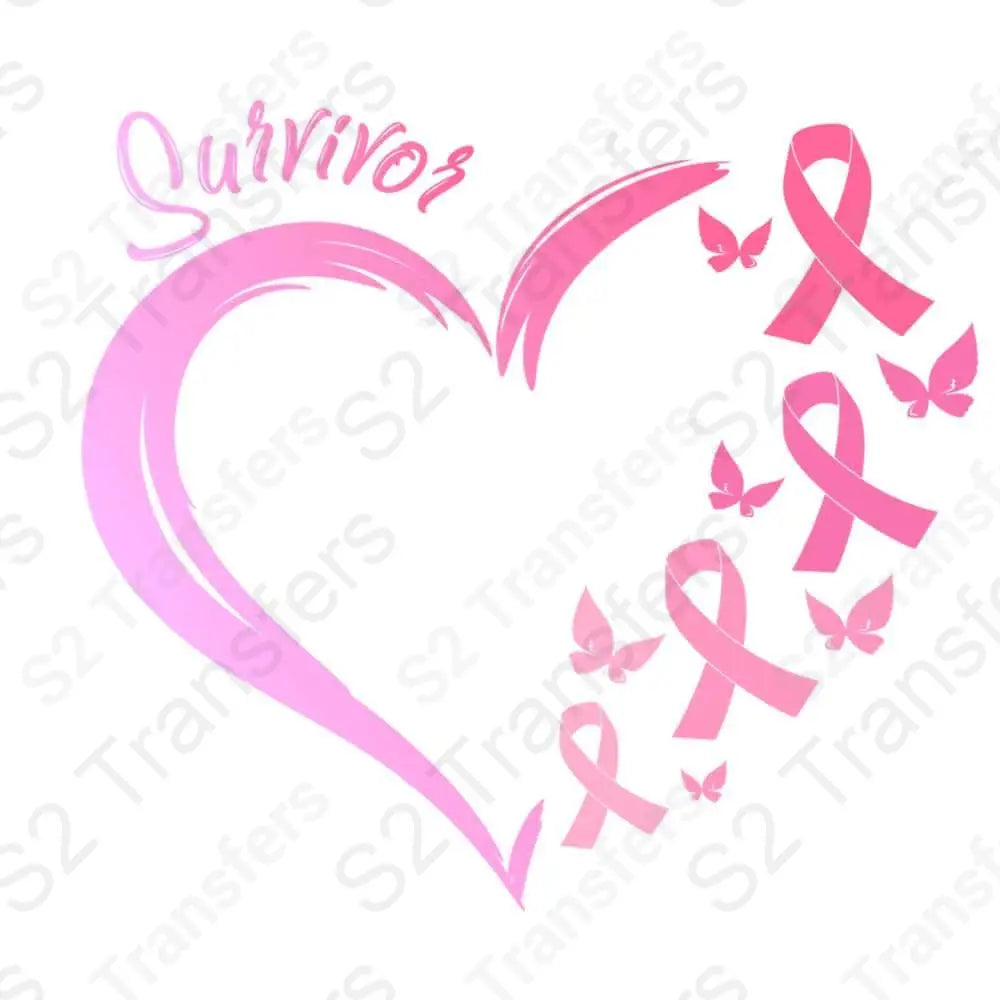 Survivor Ribbon Heart