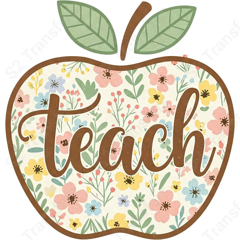 Teach Apple Design - DTF Transfer DTF Transfer