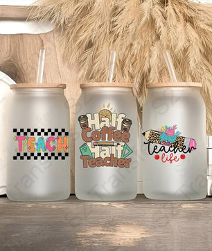 Teacher UV DTF Sticker Sheet UV DTF Sticker Sheet