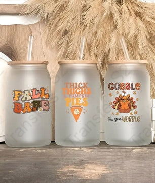 Thanksgiving UV DTF Sticker Sheet UV DTF Sticker Sheet