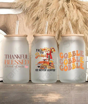 Thanksgiving UV DTF Sticker Sheet UV DTF Sticker Sheet