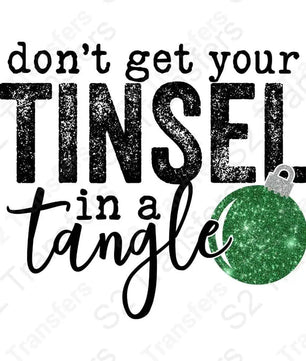 Tinsel In A Tangle Green